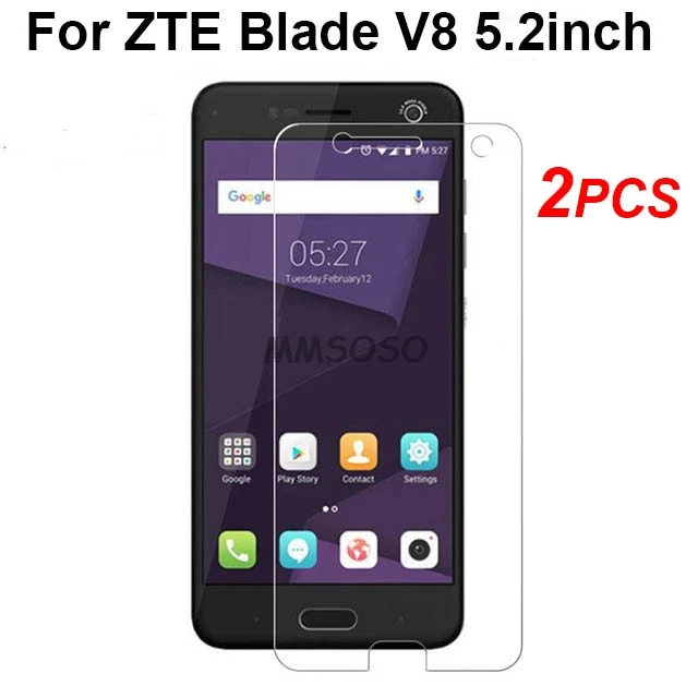 2 шт. zte лезвие V8 закаленное Стекло для Экран протектор защитное пленка 5