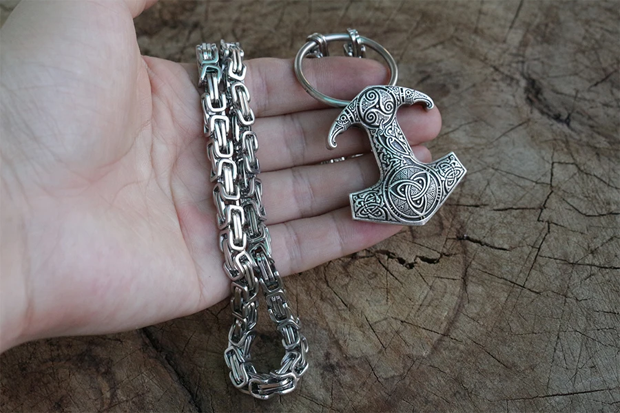Raven's Mjolnir ювелирные изделия с молотком легендарный молот тора кулоном вороном