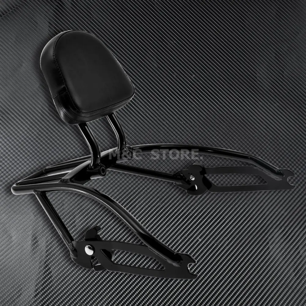 Черный Съемный держатель для спинки чемодана стойка заднего сиденья Harley Street 500