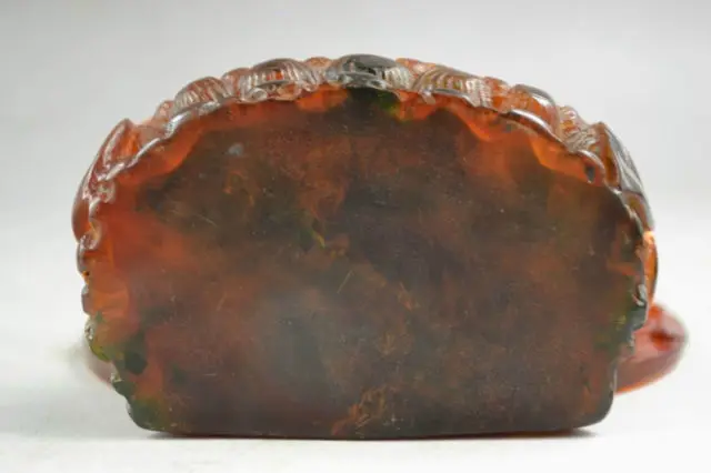 Сложная старая ручная работа искусственная Янтарная Смола сидеть тихо молиться