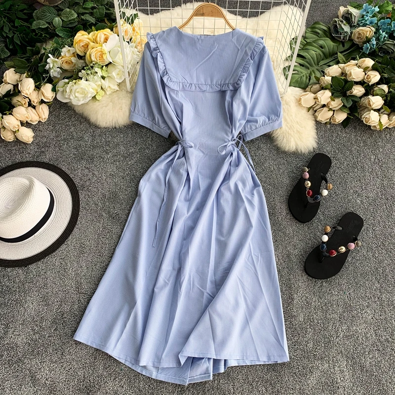2019 новые модные женские платья деревянный Ушастый костюм воротник Короткие