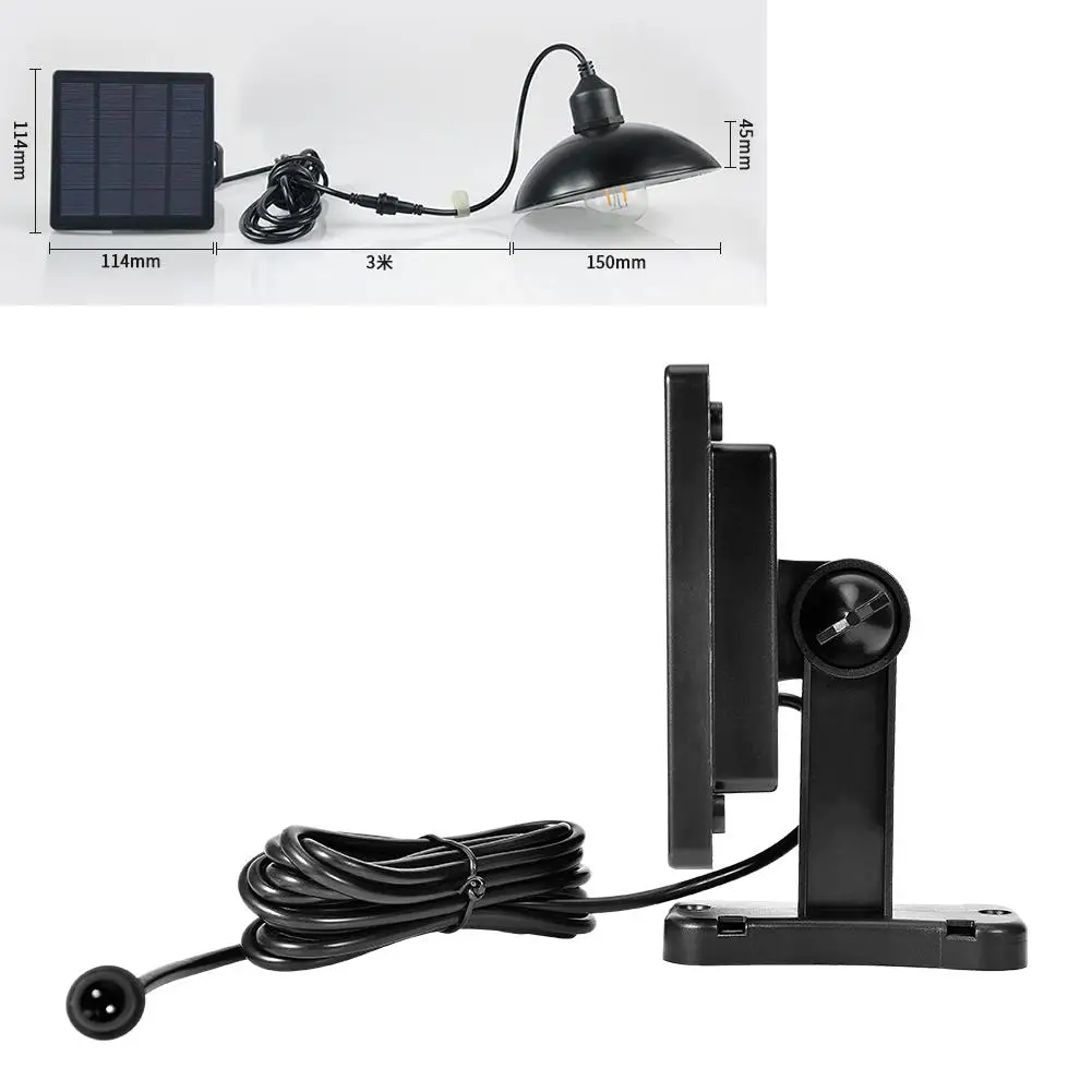 Светодиодная люстра на солнечной батарее уличное украшение для двора сада