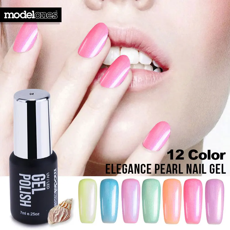 Modelones новейший 7 мл жемчужный Гель лак Цветной для ногтей долговечный