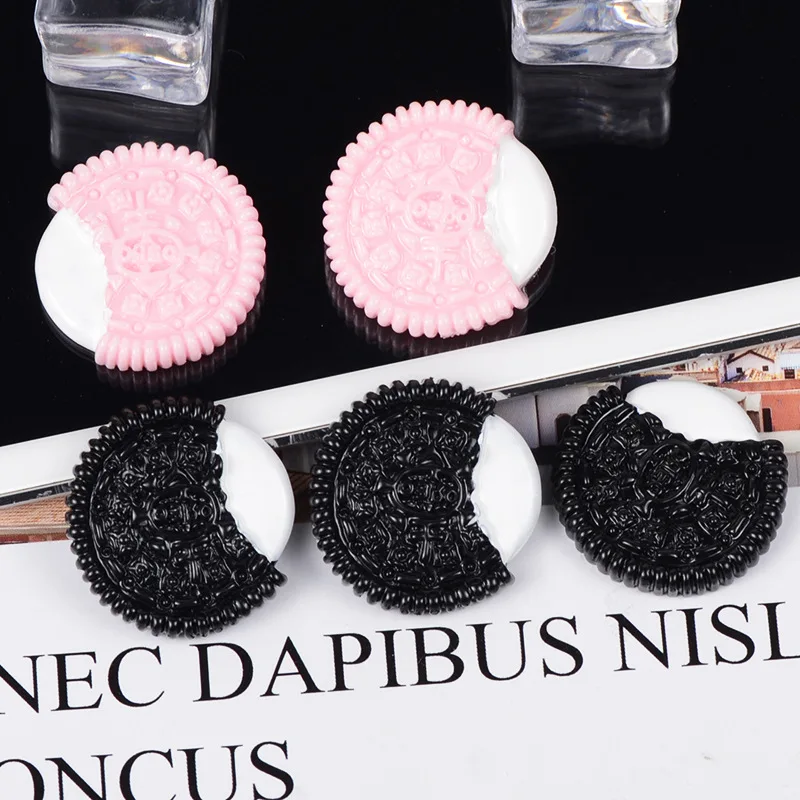 5 шт./лот печенье с шоколадными чипами полимерный слайм подвески глина для