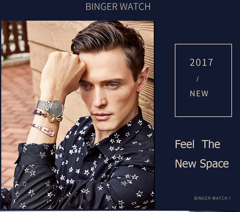 Seiko мужские механические часы с автоматическим перемещением, t BINGER, Топ бренд, роскошные мужские механические часы, relogio masculino, ремешок из нержавеющей стали с серым зеркалом