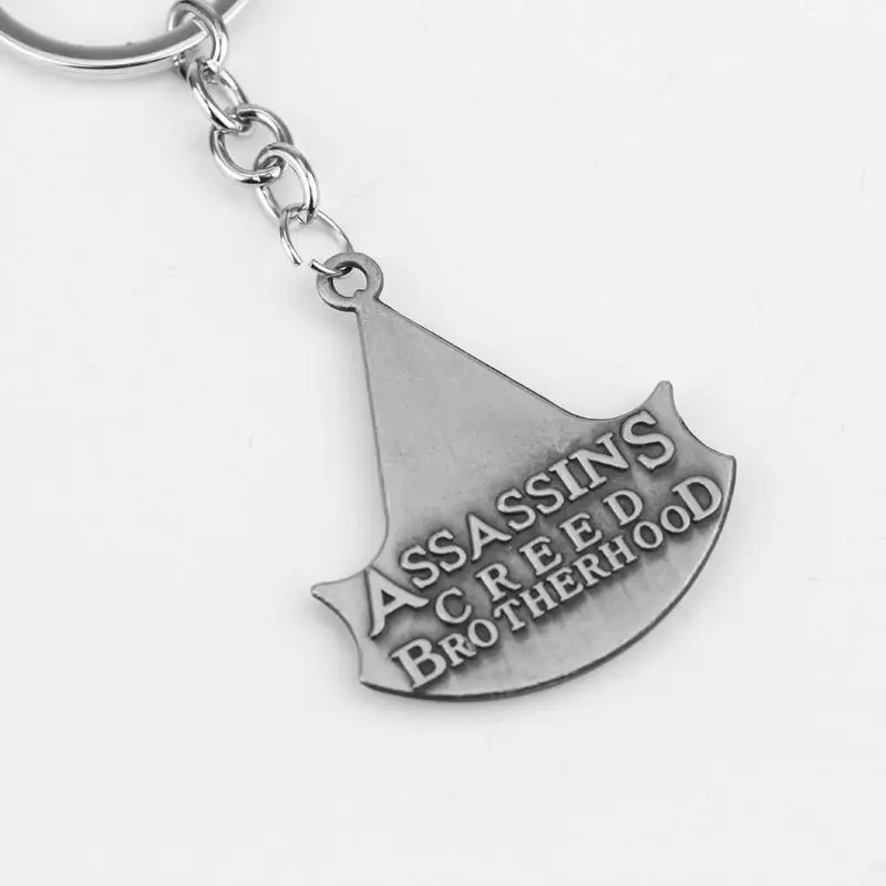 Брелок из сплава Assassins Creed для игры в кино брелок ключей лучшего друга подарок на