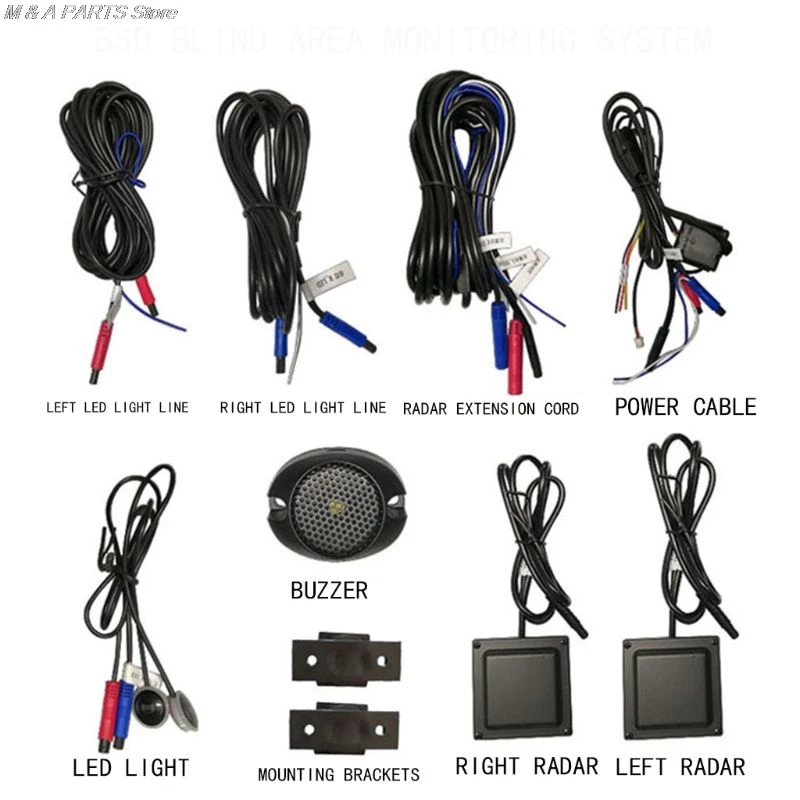 Система обнаружения слепых зон BSD BSA BSM радар-датчик для автомобиля микроволновая
