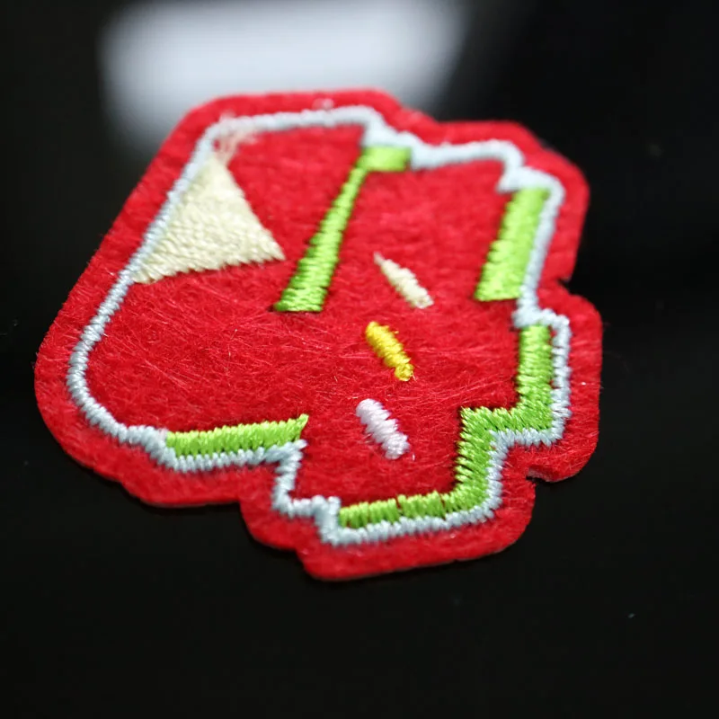 10 шт./компл. с цифрами утюжок на заплатках для одежды небольшая вышивка парчи