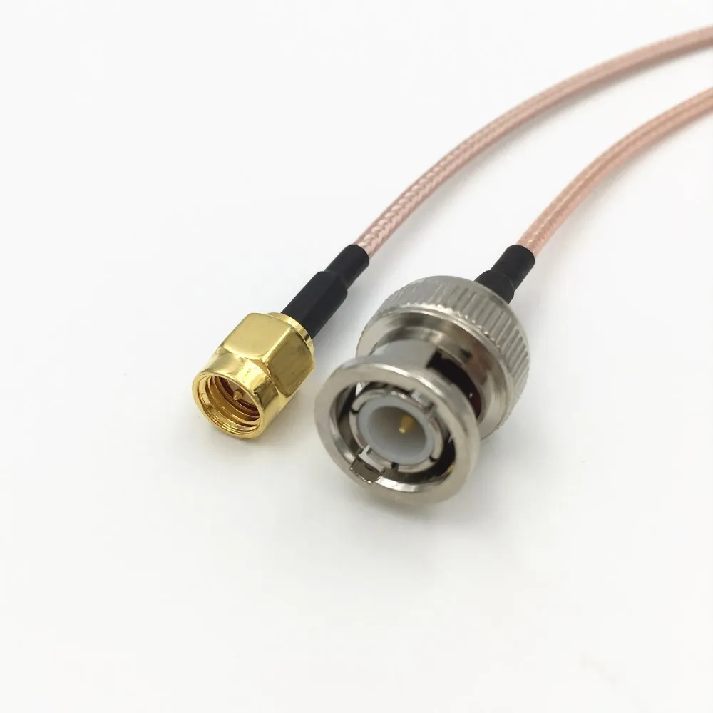10 шт. RG316 провод SMA штекер BNC RF коаксиальный Соединительный кабель адаптер 15 см 20 30