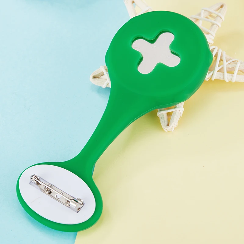 Цифровой дисплей циферблат клипса Fob Брошь медсестры красочная заколка Висячие