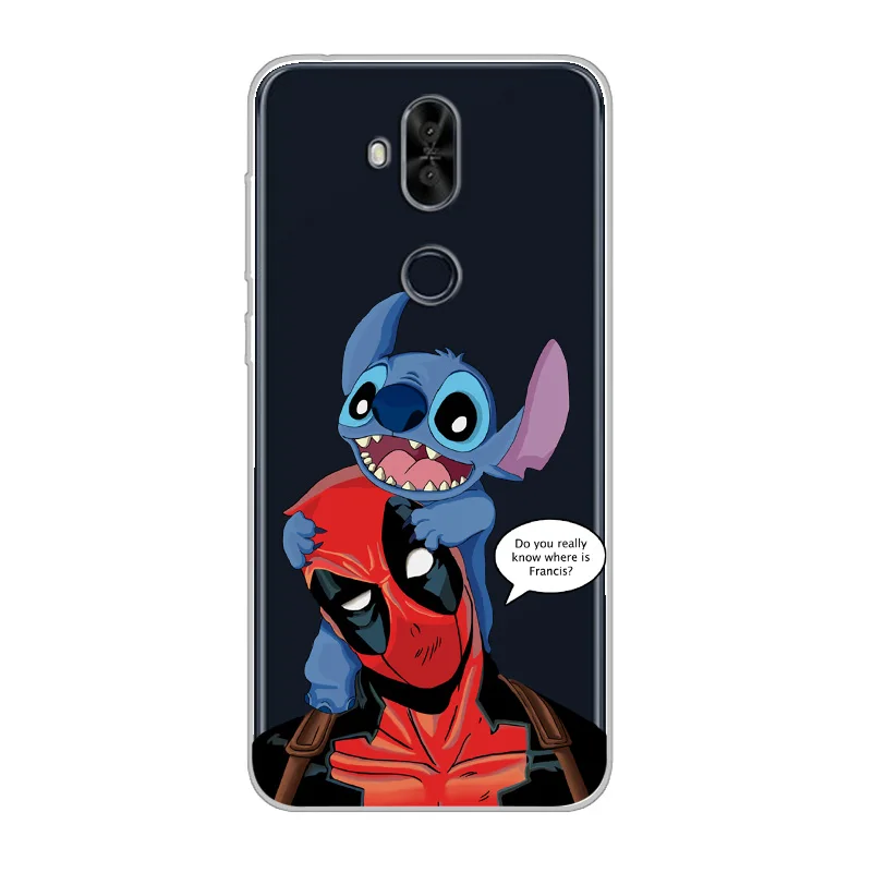 ciciber For ASUS Zenfone Max Pro M1 ZB601KL ZB602KL ZenFone M2 ZB631KL ZB633KL Phone Cases Soft TPU Marvel Deadpool |