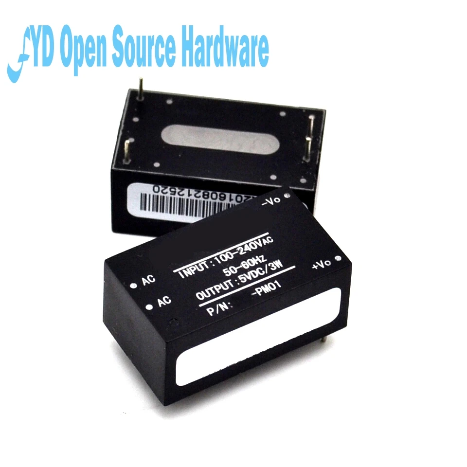 1 шт. HLK-PM01 AC-DC 220V 5V мини модуля питания, интеллигентая(ый) бытовой выключатель питания модуль