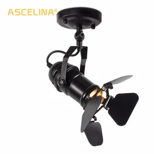 Промышленная настенная винтажная светодиодная лампа, простой светильник в стиле лофт для ресторана, бара, кофе, студийное декоративное освещение