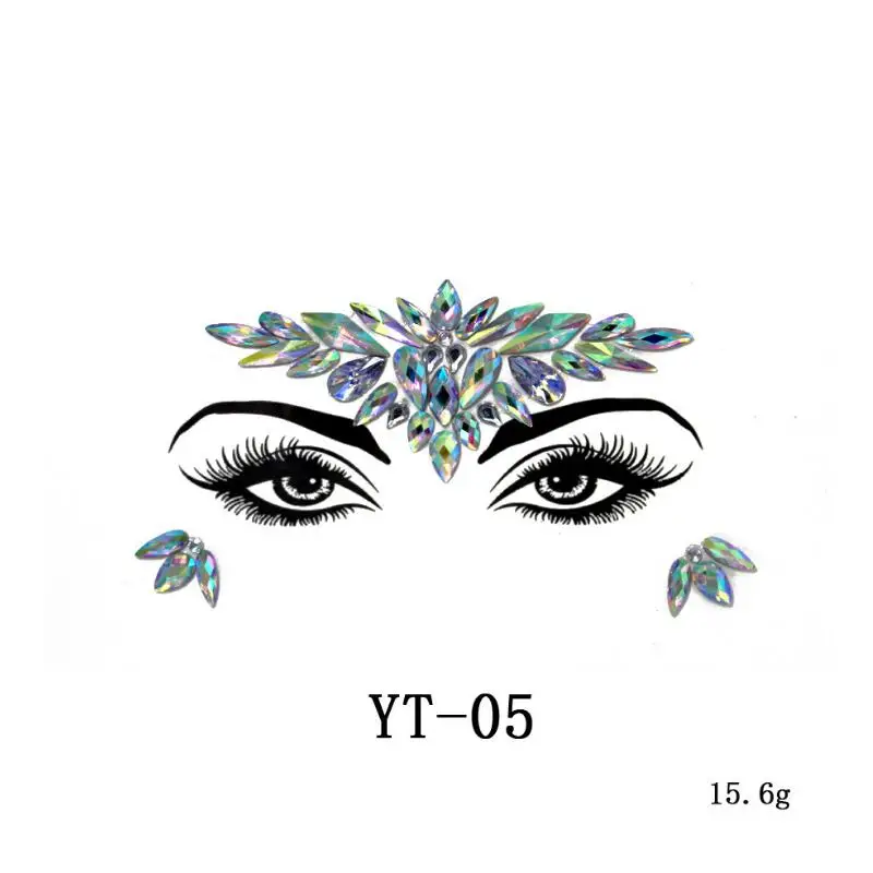 Украшения для тела, глаза, грудь, блестки для лица, украшения для тату, праздничные, вечерние, акриловые, самоклеющиеся, для лица, ювелирные изделия, драгоценные камни, красота, макияж, стикер s