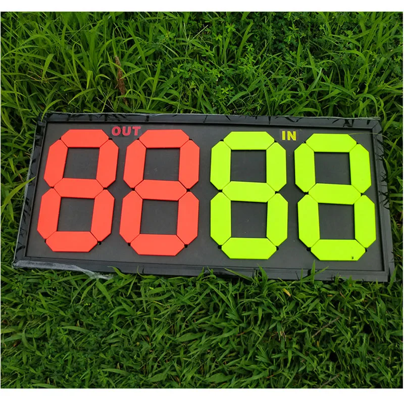 Gojoy Soccer substitute board 2 sides Football Substitution players plate Sports coaching Wholesale