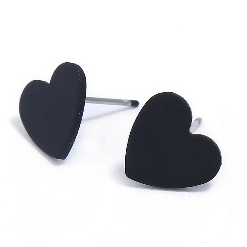 Женские серьги гвоздики с сердечками 4 пары/компл.|heart stud earrings|fashion earringsstud earrings |