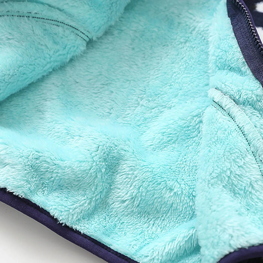 baby girl Plush Velvet jacket coats kids hoodie outerwear 2019 spring clothes casual hooded fleece coat for girls | Детская одежда и