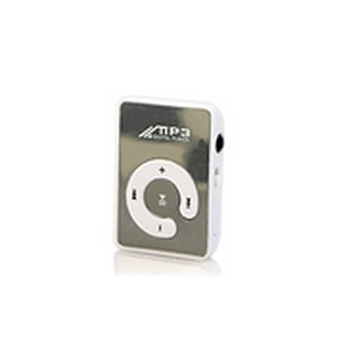 Белый TTKK Мини Зеркало Клип USB цифровой Mp3 музыкальный плеер Поддержка 8 Гб SD TF карты фиолетовый/черный/синий/зеленый/розовый/белый - Цвет: Белый