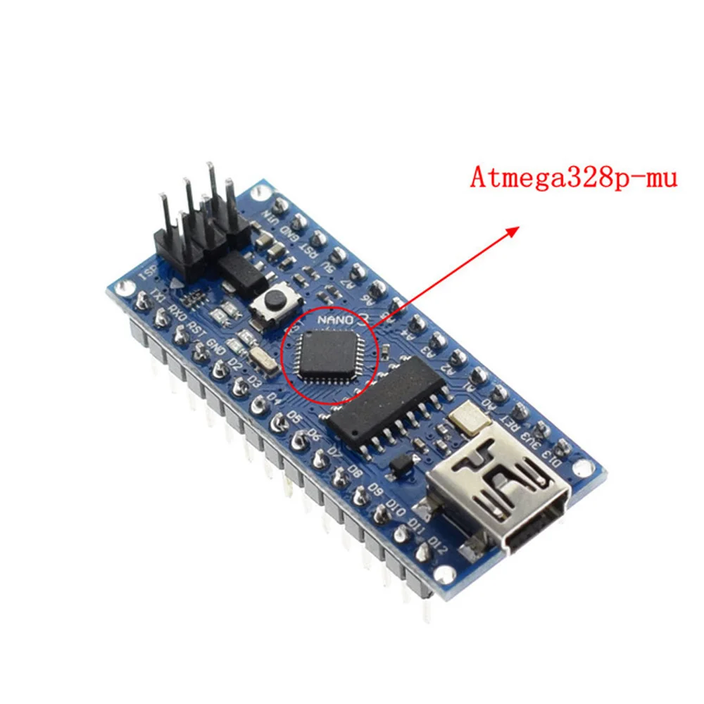 1 шт. мини-usb с контроллером загрузчика Nano 3,0 совместимый для arduino CH340 USB драйвер 16 МГц NANO V3.0 Atmega328
