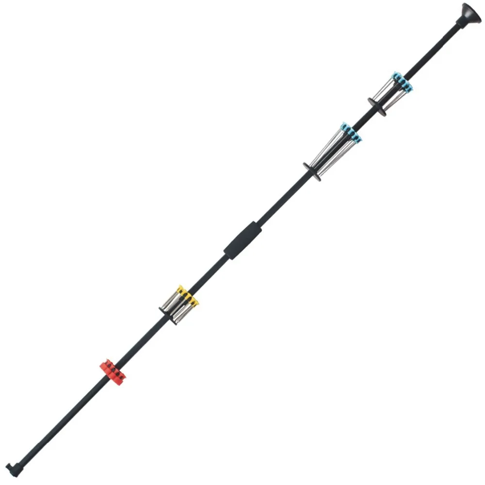 Охота и Стрельба Airsoft Sports Toy Blowgun/4" черный BLOWGUN с 48 дартс/. 40 калибр алюминиевая трубка W. Удобная ручка