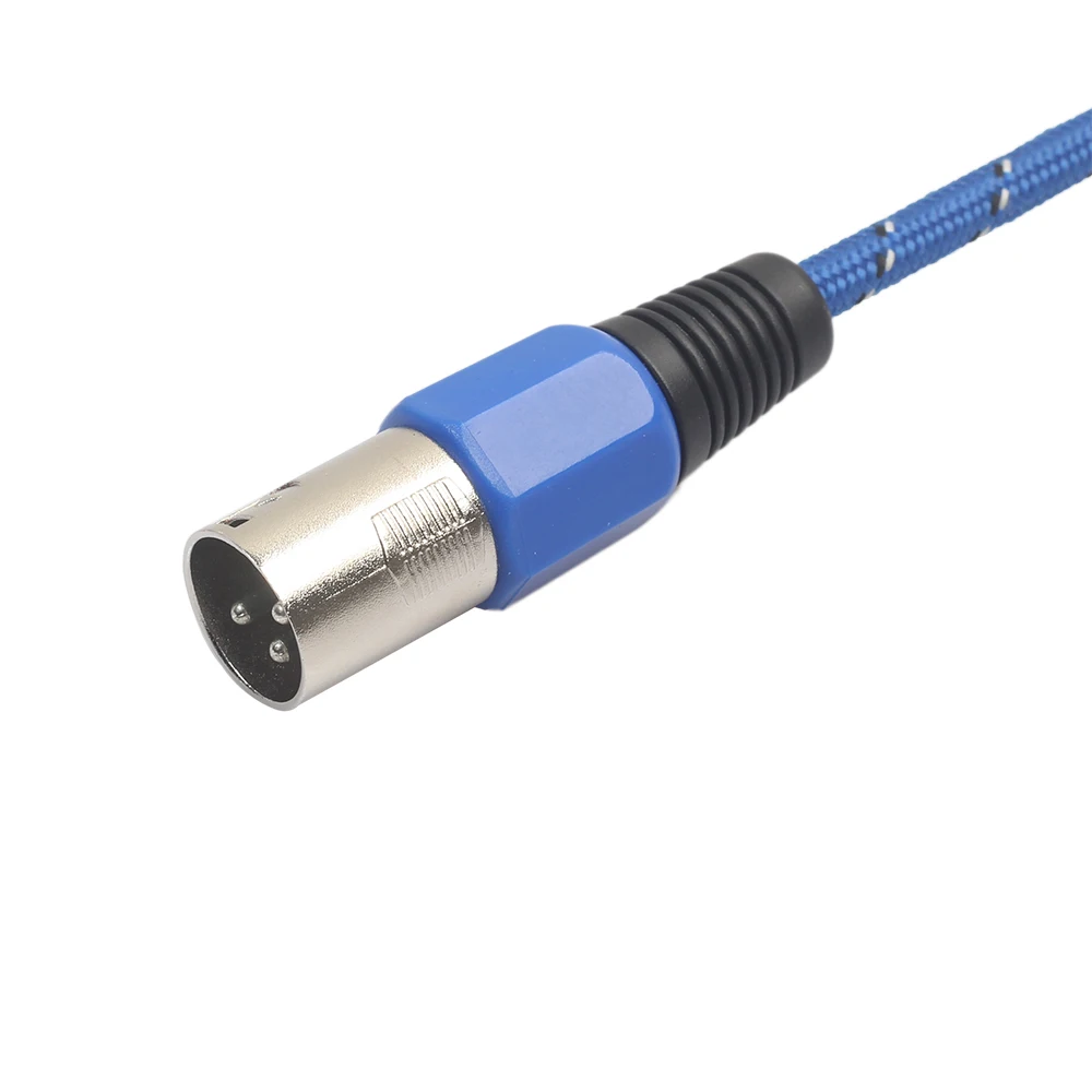 REXLIS 30 см нейлон плетеный стерео 6 5 мм Jack Male к XLR микрофон микшер усилитель