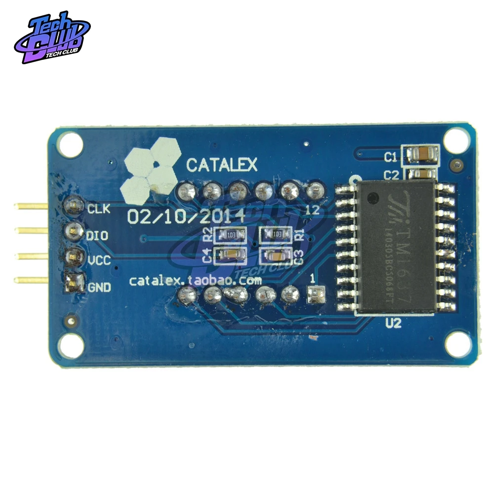 TM1637 4 Bits Digital LED Display Module for Arduino 7 Segment 0.36 inch Clock RED Anode Tube Four Serial Driver Board Pack | Инструменты