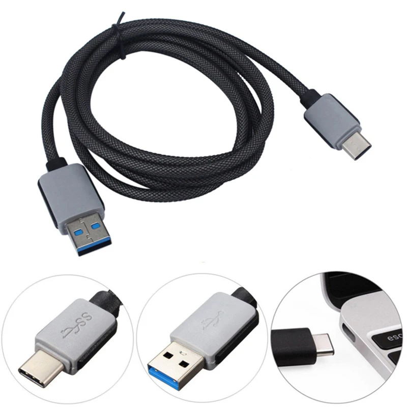 Совершенно новый Плетеный Тип C USB 2 0 к штекеру Стандартный USB2.0 адаптер конвертер