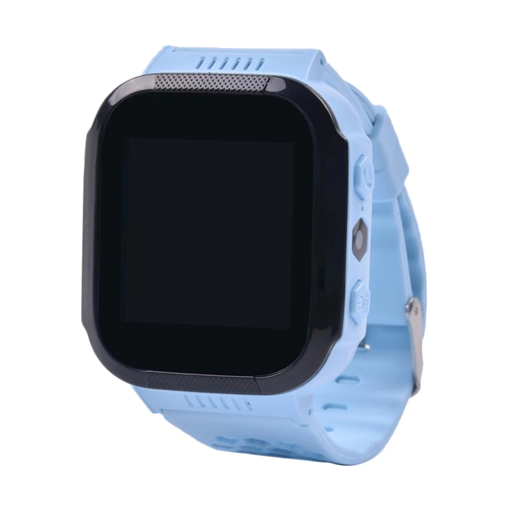 Black Blue Умные часы lbs SOS Вызов Расположение Finder детские наручные часы будильник Детские часы с пультом дистанционного мониторинга подарки на день рождения для детей - Цвет: Black Blue