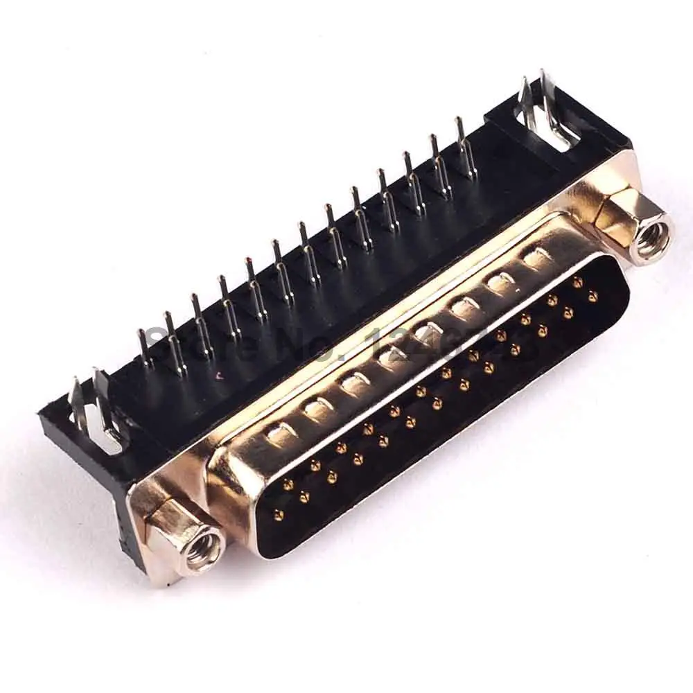 10PCS/LOT D-SUB DB25 25Pins Male Plug Solder Type Welding Connector DIY | Обустройство дома