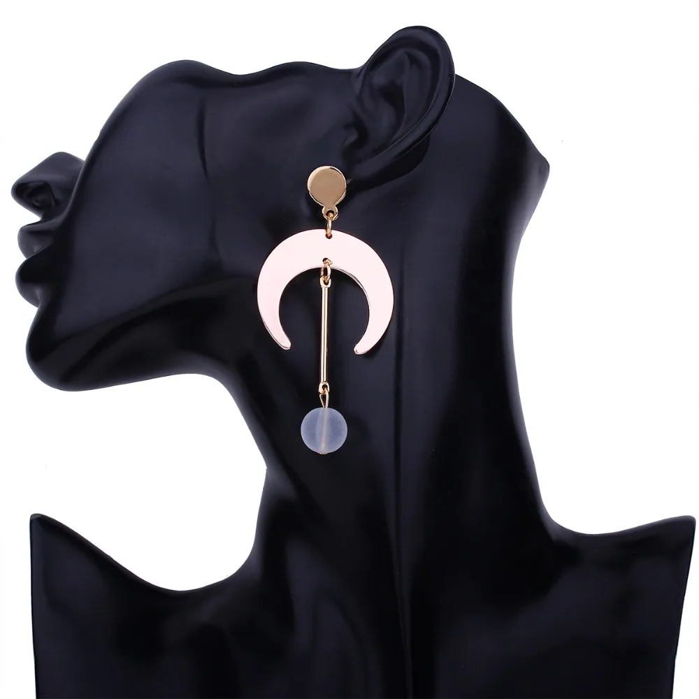 Луна Серьги Для женщин высокое качество модная одежда для девочек подарок