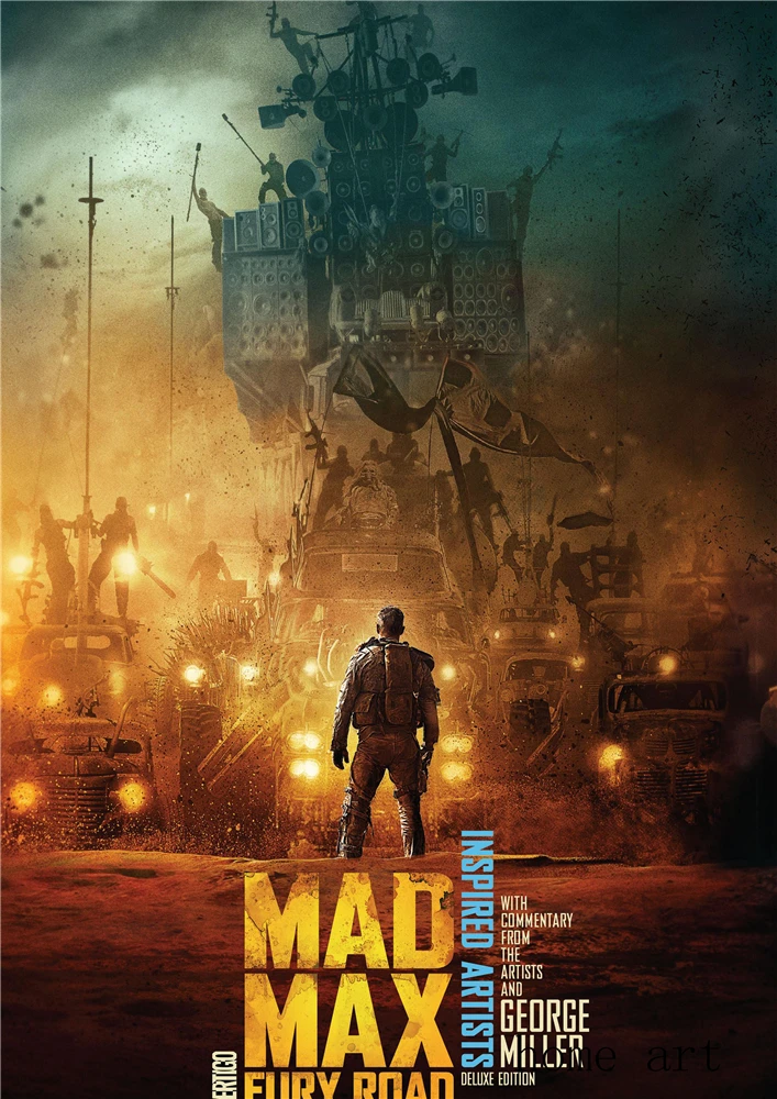 Плакат Mad Max наклейки на стену с прозрачным изображением украшение для дома