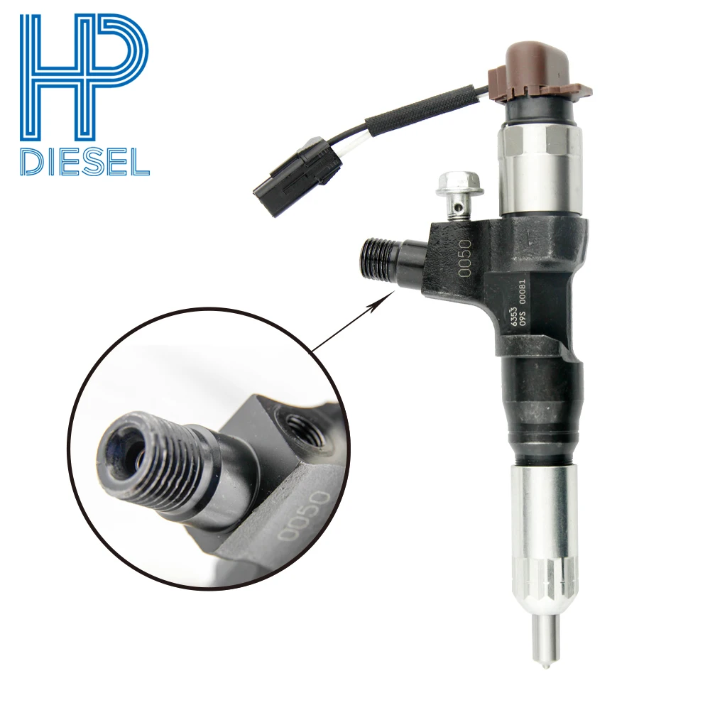 Лучшая цена common rail дизельный инжектор 095000-6353 для Denso костюм сопла DLLLA155P848