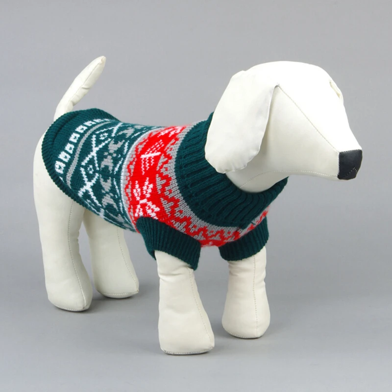 Casual Knitting Dog Sweater Warm Autumn Winter Pet Clothes Puppy Cat Coat Jacket For Small Apparel Costume Knitwear Mascotas |