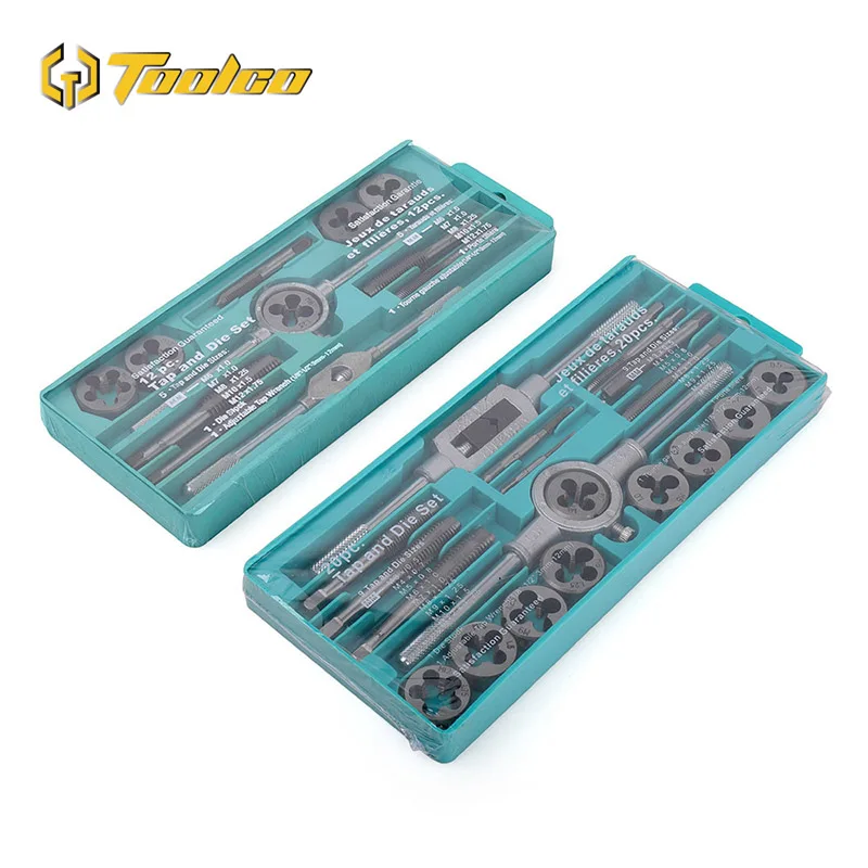 Toolgo 20 шт набор штампов из легированной стали 1/16 '' 1/2'' NC резьбовые вилки