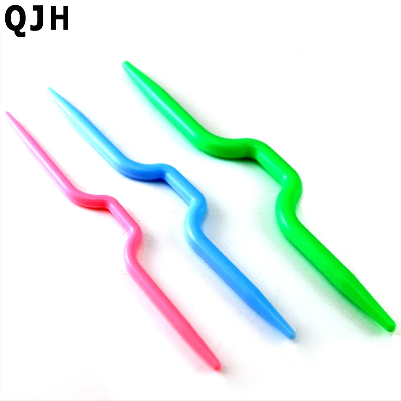 3 размера АБС-пластик крючки для вязания крючком спицы свитер глушитель