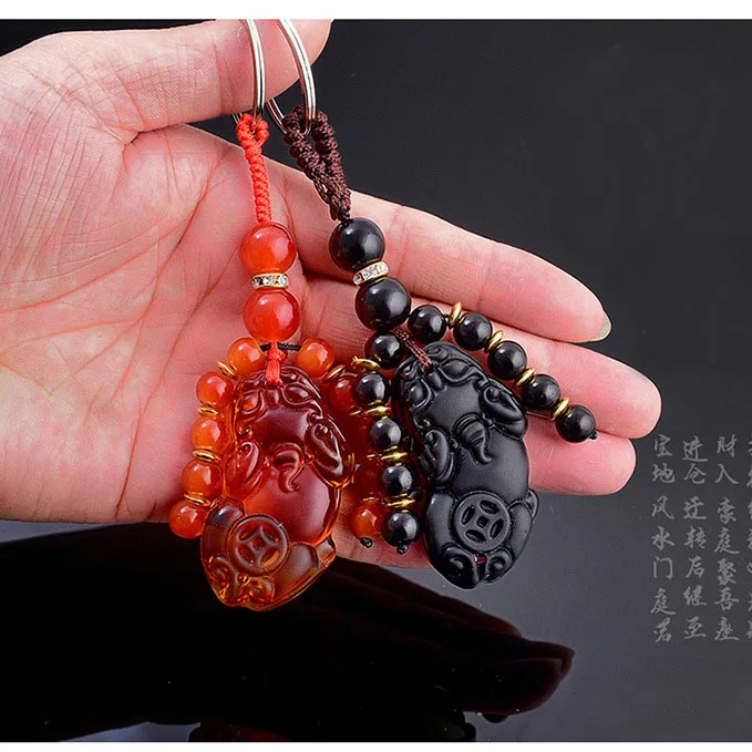 New Woven Leather Key Chain with 2 Rings Men Women business Keychain Party Gift Jewelry Keychian K3080 | Украшения и аксессуары