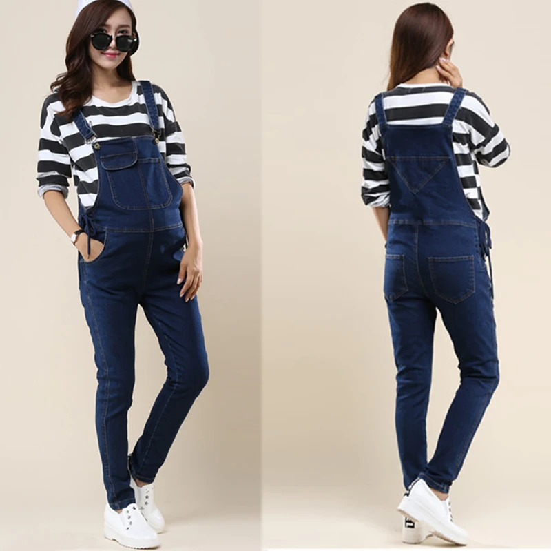 Женские джинсовые комбинезоны для беременных повседневные Комбинезоны с