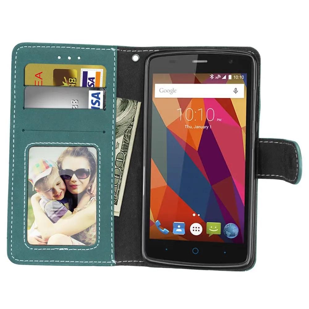 Новый Filp чехол для zte V8 V9 L3 S6 A5 A6 Флип Бумажник Роскошный кожаный V7 A510 A610