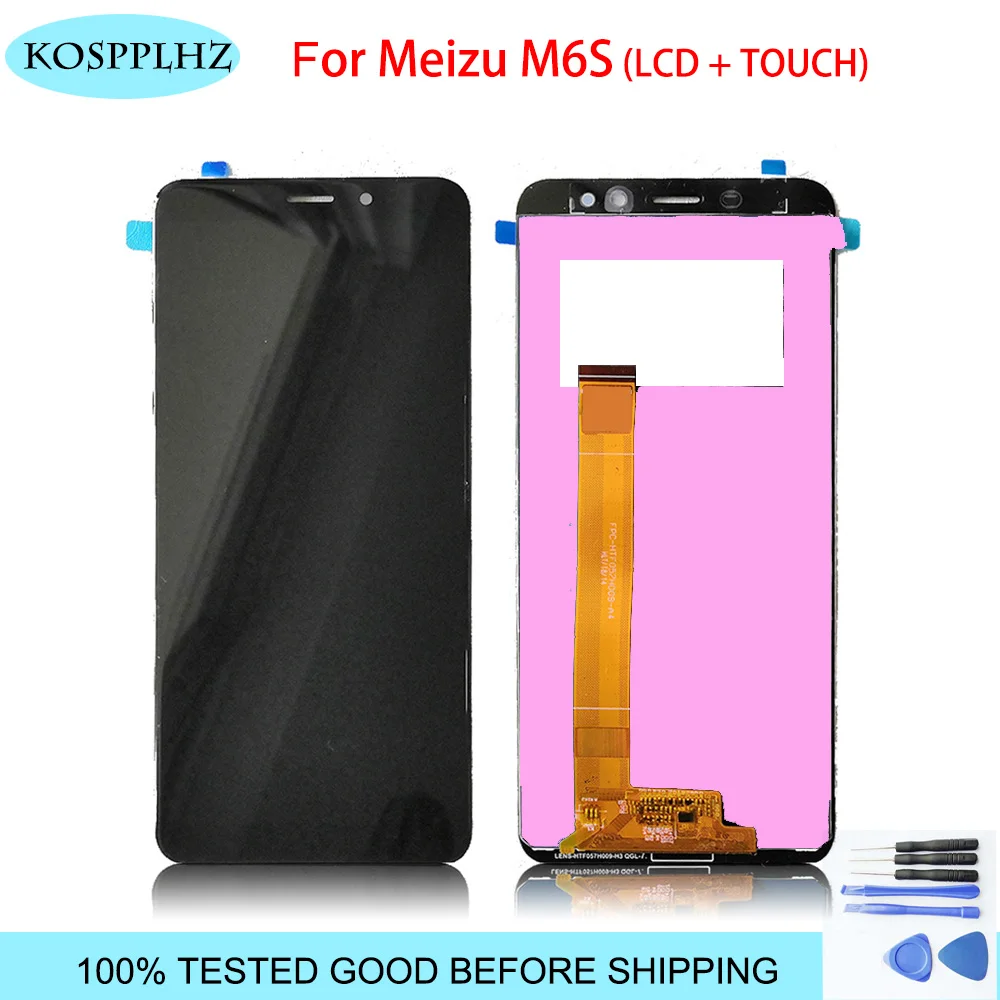 5 7 дюймовый 100% протестированный ЖК экран для meizu m6s дисплей и сенсорный в сборе