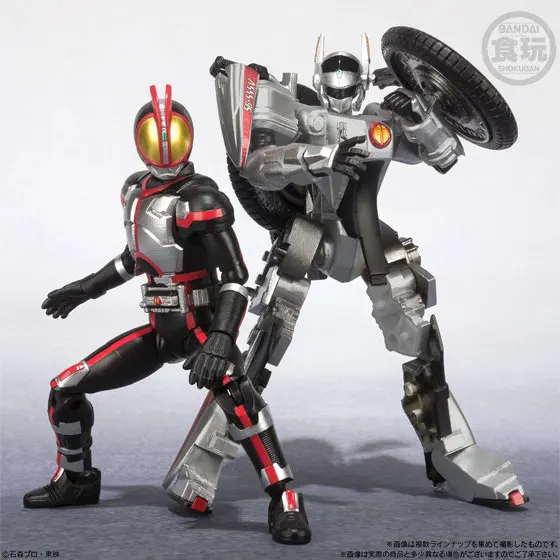 100% Оригинал BANDAI SHODO-X Kamen Rider vol.2 экшн-фигурка-Полный комплект 6 шт. в масках Ride 555 |