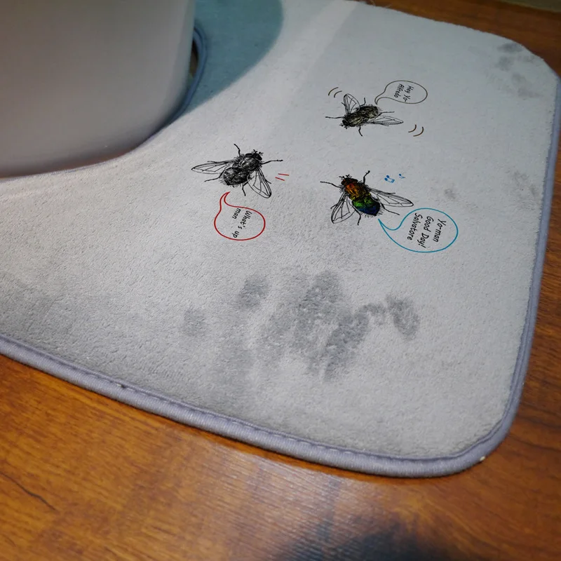 Набор ковриков для ванной комнаты домашний коврик унитаза смешанный пакетный