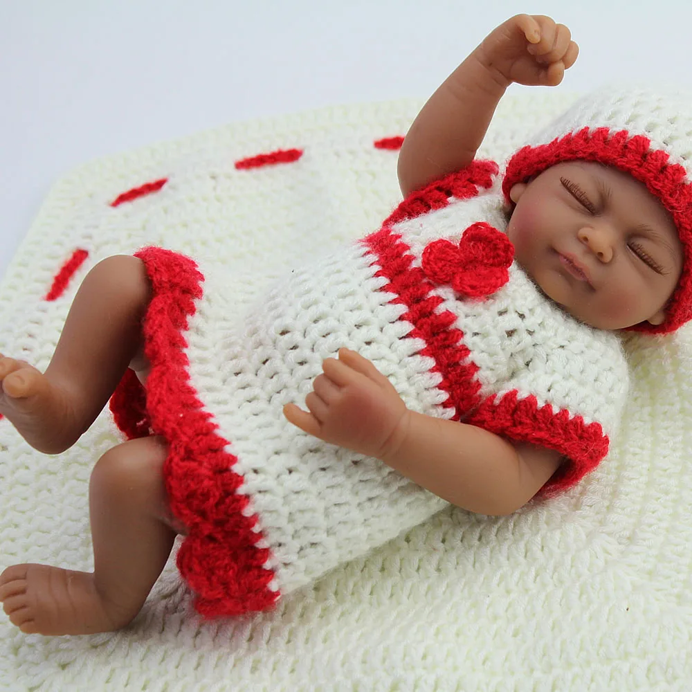 NPKDOLL Reborn Baby Dolls африканские Силиконовые черные куклы для всего тела 1 год подарок