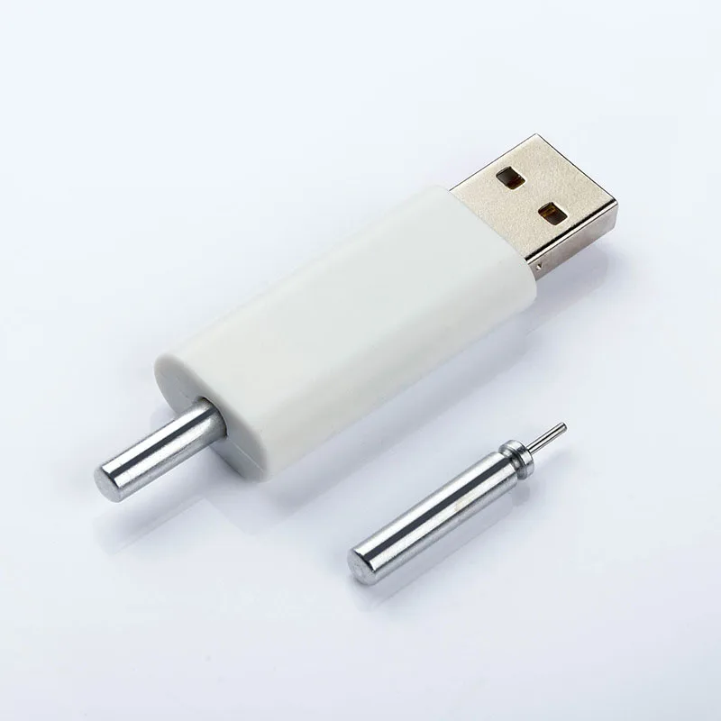 one hole 1/2 отверстие поплавок USB Перезаряжаемый CR425 поплавок костюмы наборы и 2 шт батареи - Цвет: one hole