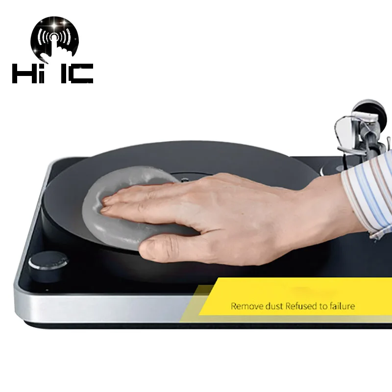 Волшебная смесь для очистки пыли LP чистки виниловых пластинок мягкий резиновый