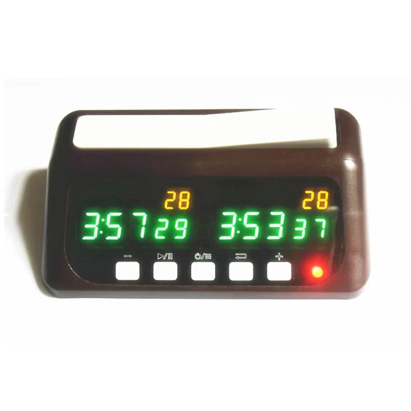 

LED Digital Chess Clock Up Down Timer Built-in Rechargeable Battery Competition Game Clock