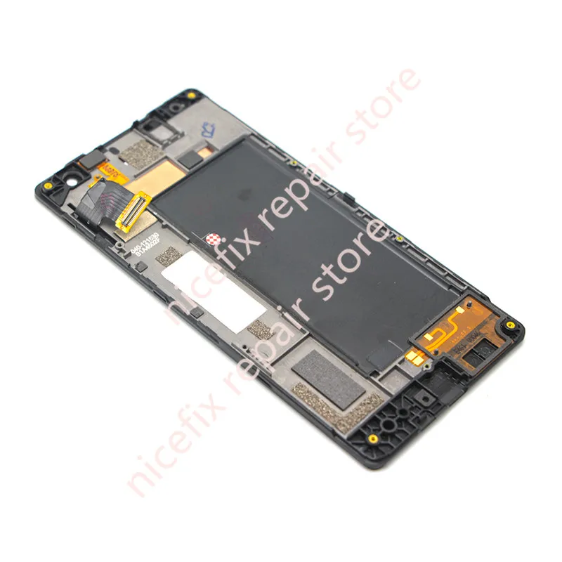 ЖК-дисплей с рамкой для Nokia Lumia 730 сенсорная панель две SIM-карты ЖК-дигитайзер в