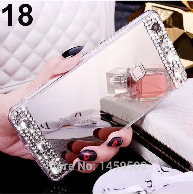 For Samsung Galaxy J4 J6 J8 2018 J7 Plus A3 2016 2017 Note 5 8 9 G530F Silicone Mirror Soft Rhinestone case Diamond Ring Cover |
