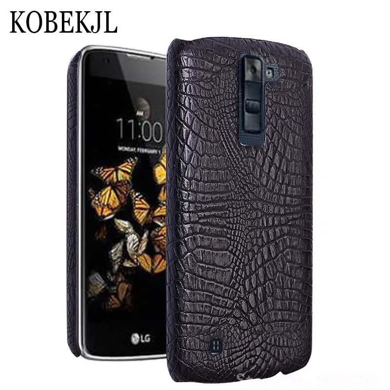 Чехол для LG K8 2016 чехол с твердой кожей крокодила LGK8 K 8 K350E K350N K350 Phoenix 2 5 0 | Мобильные