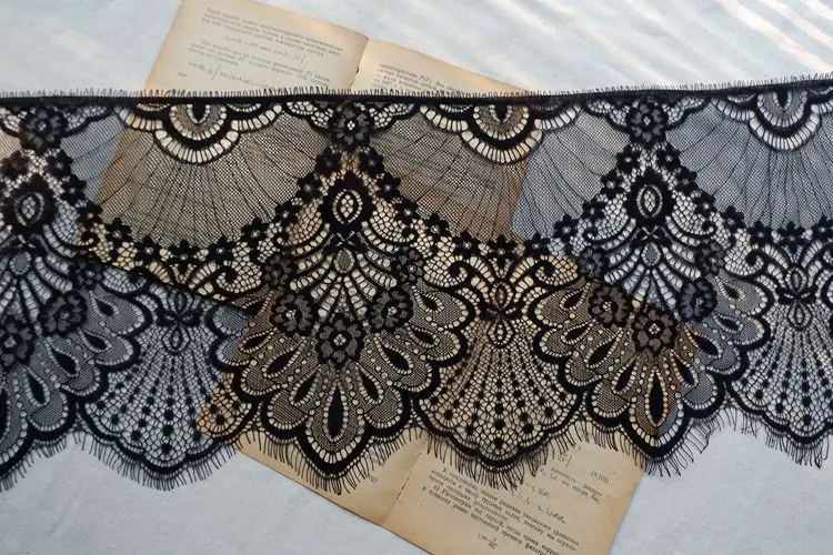 Кружевное одностороннее свадебное платье в стиле ретро шириной 25 см 3 ярда X292 |