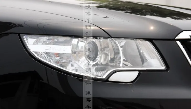 2 шт. корпус автомобильной фары для SKODA Superb корпус фары прозрачная стеклянная крышка 09-13 крышка фары